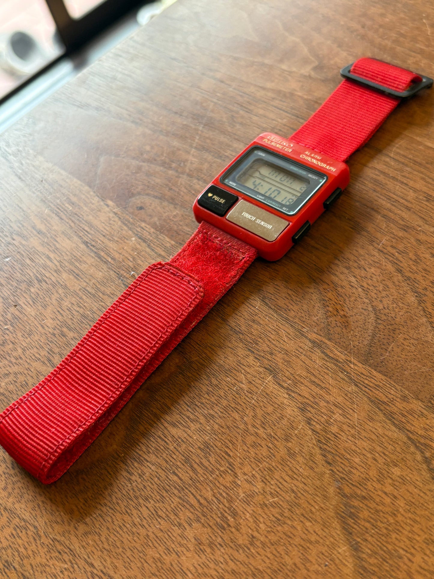 super rare 80s SEIKO pulse meter watch S229-5001