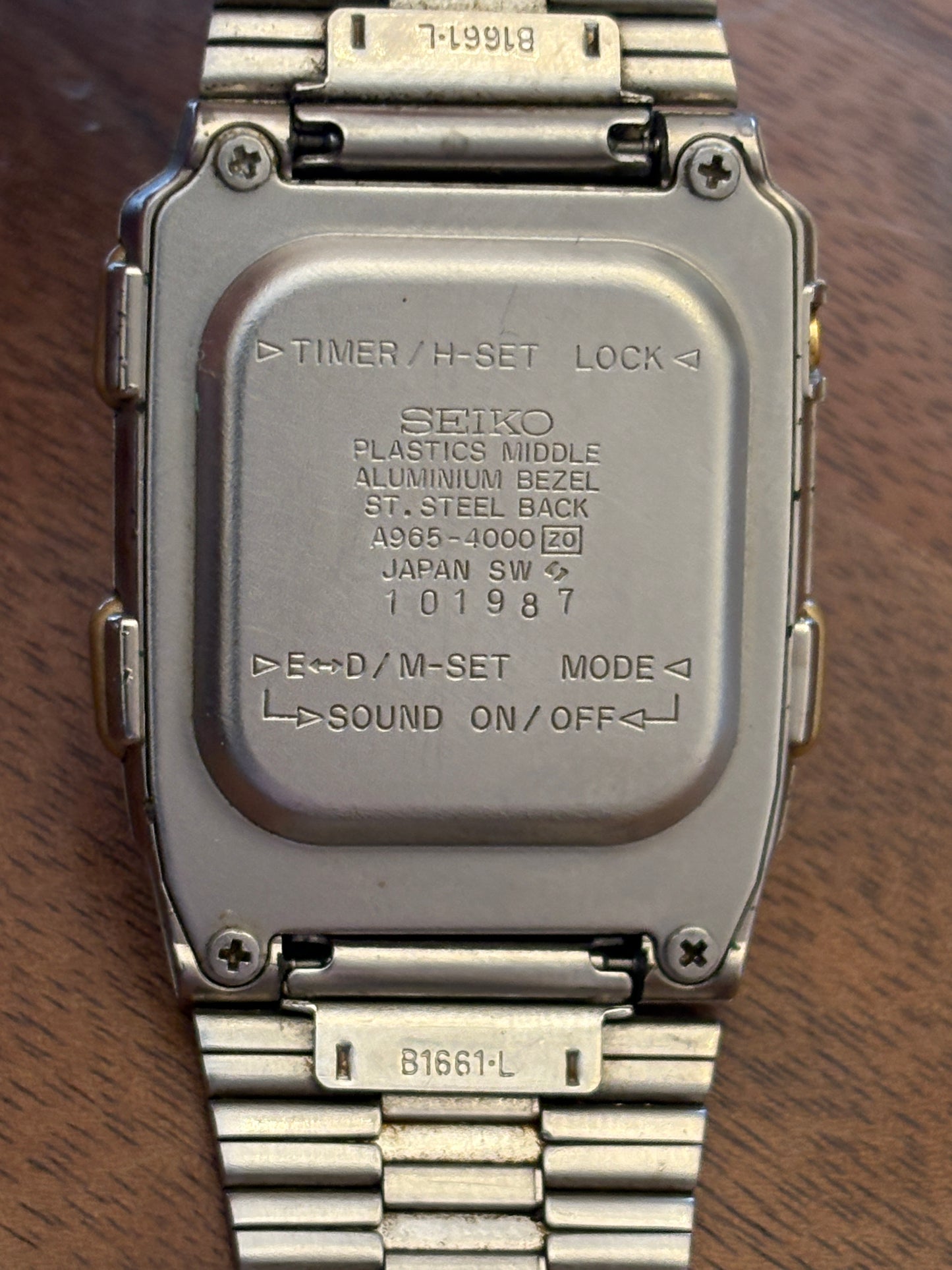 super rare 80s SEIKO talking watch A965-4a0a