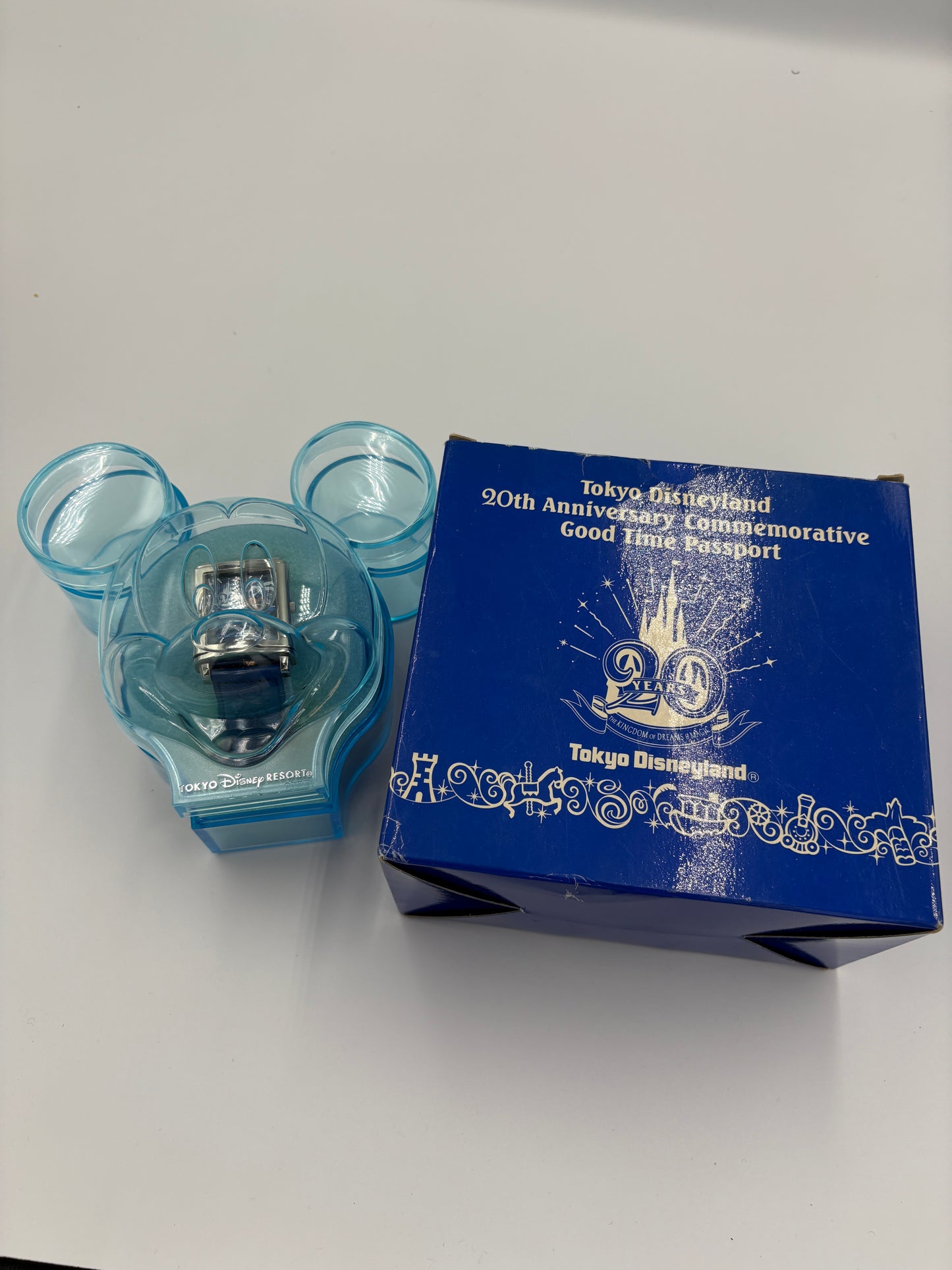 Super rare 2000s Tokyo Disneyland 20th anniversary model with box  mickey