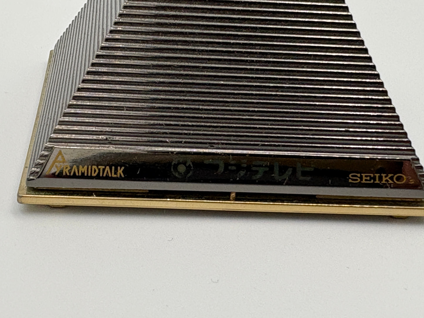 super rare 80s clock Fuji TV×seiko PYRAMIDTALK