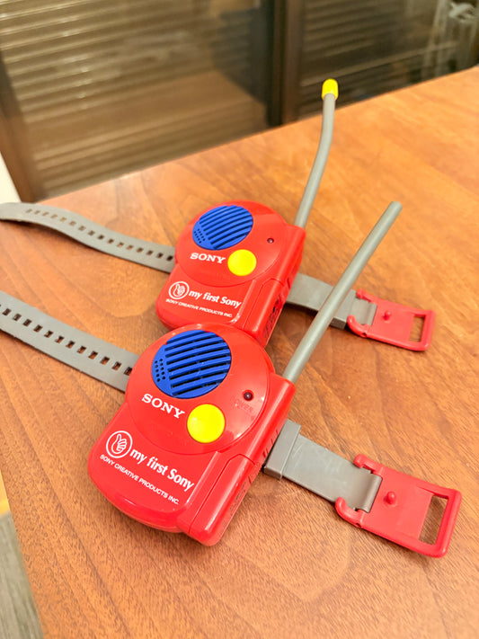 super rare Vintage 80's my first sony  transceiver