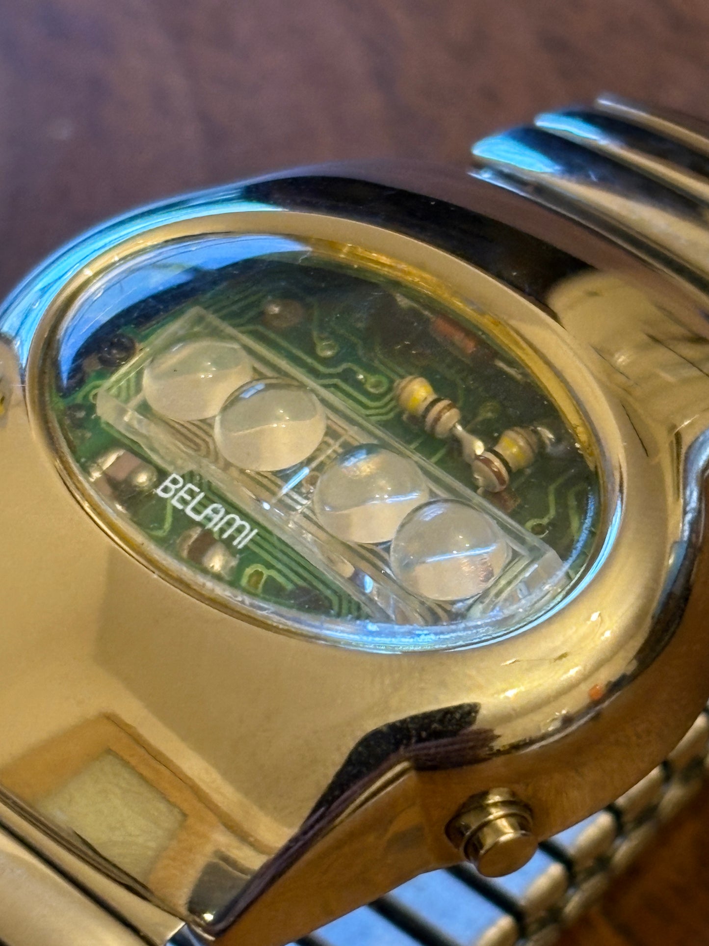 super rare 90s BELAMI LED  watch