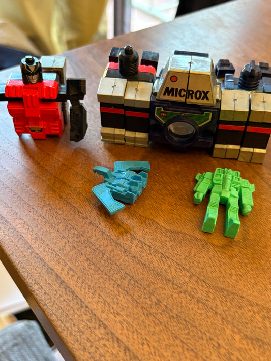 super rare 80s vintage microman CAMERA Robot