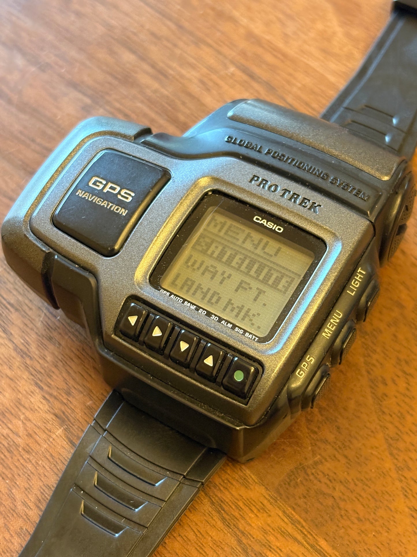 Super rare vintage 90s casio CASIO PRO TREK GPS Navigation  PRT-1