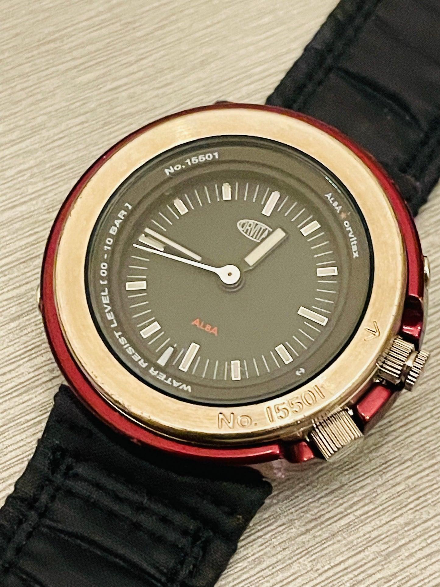 super rare 90s vintage seiko alba ORVITAX