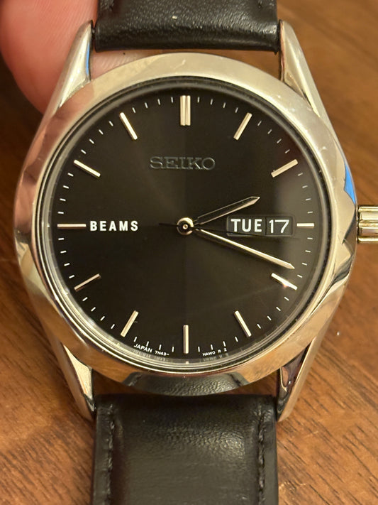 very rare  limited seiko×beams 7N43-9080