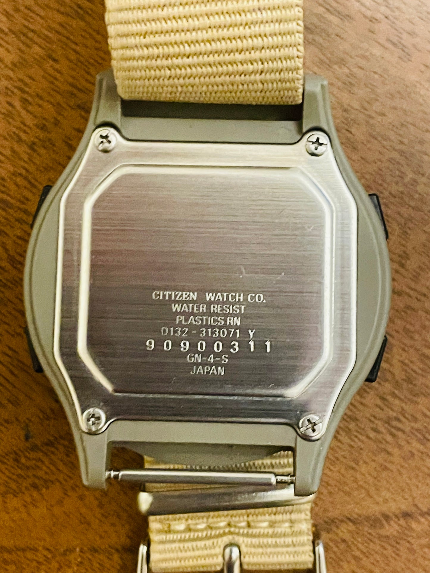 super rare vintage citizen SHOCK SENSOR d132-313071