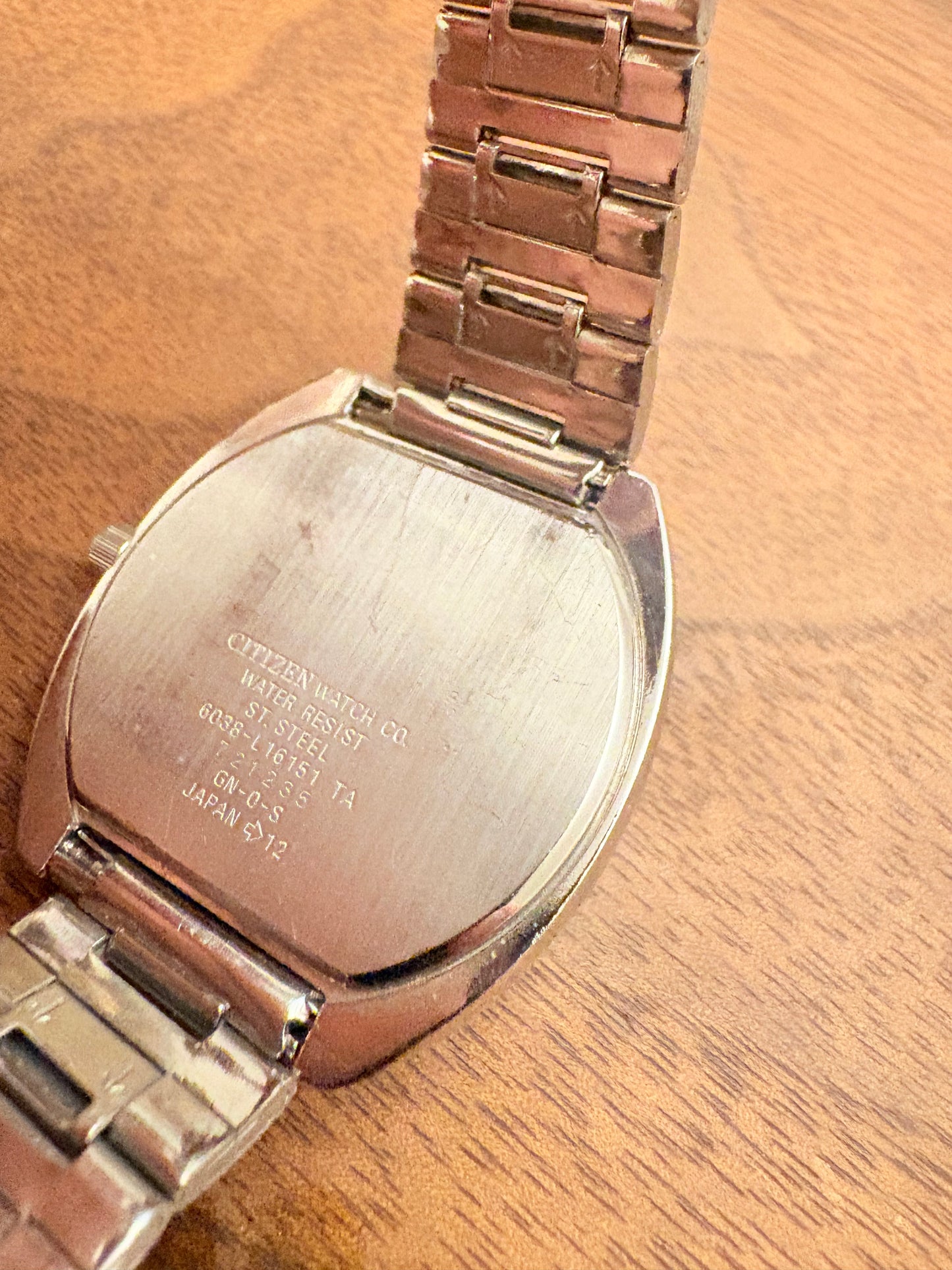 very rare vintage citizen independent 6036-l16151