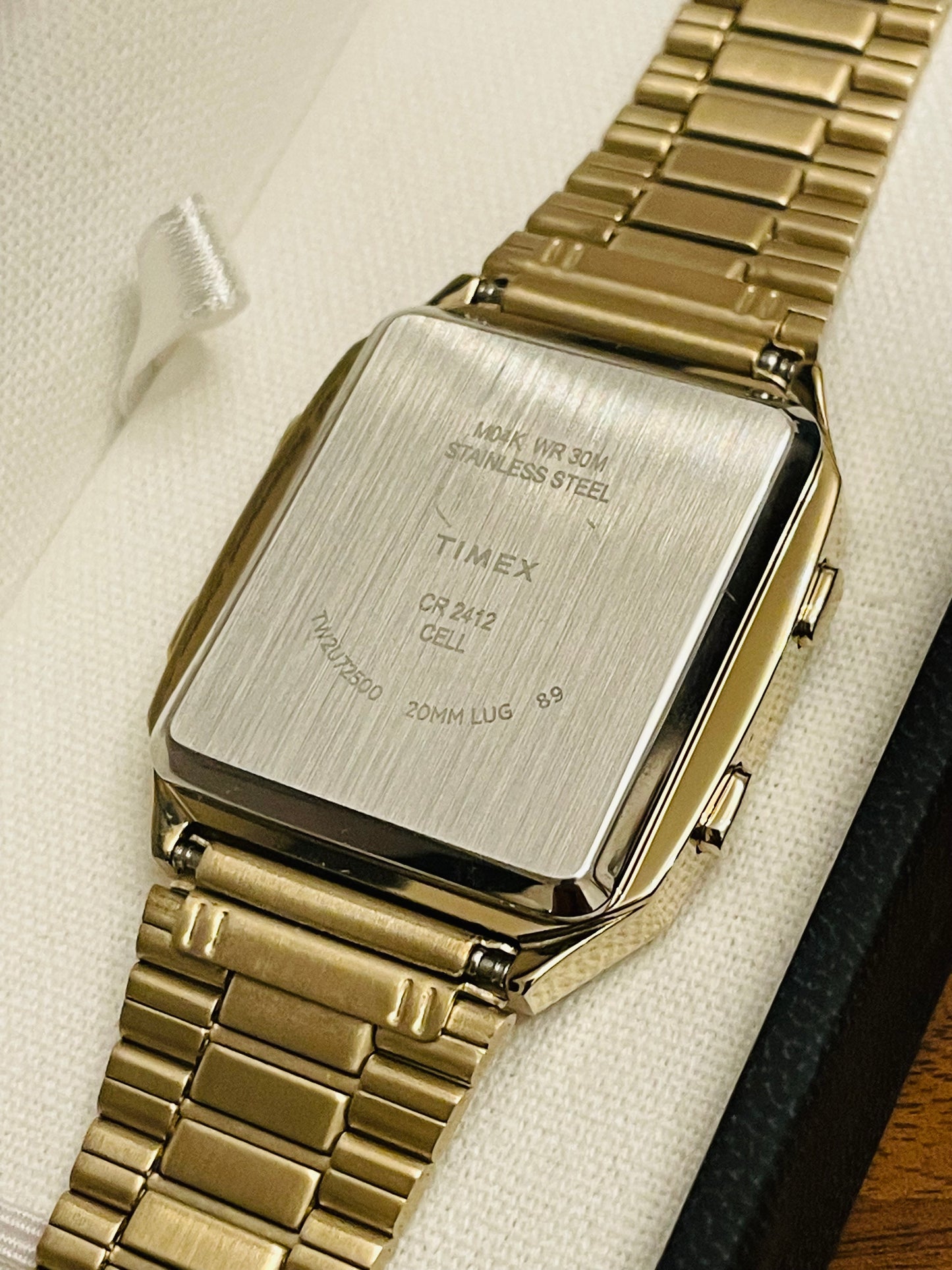 timex  very beautiful. digital analog. great design.