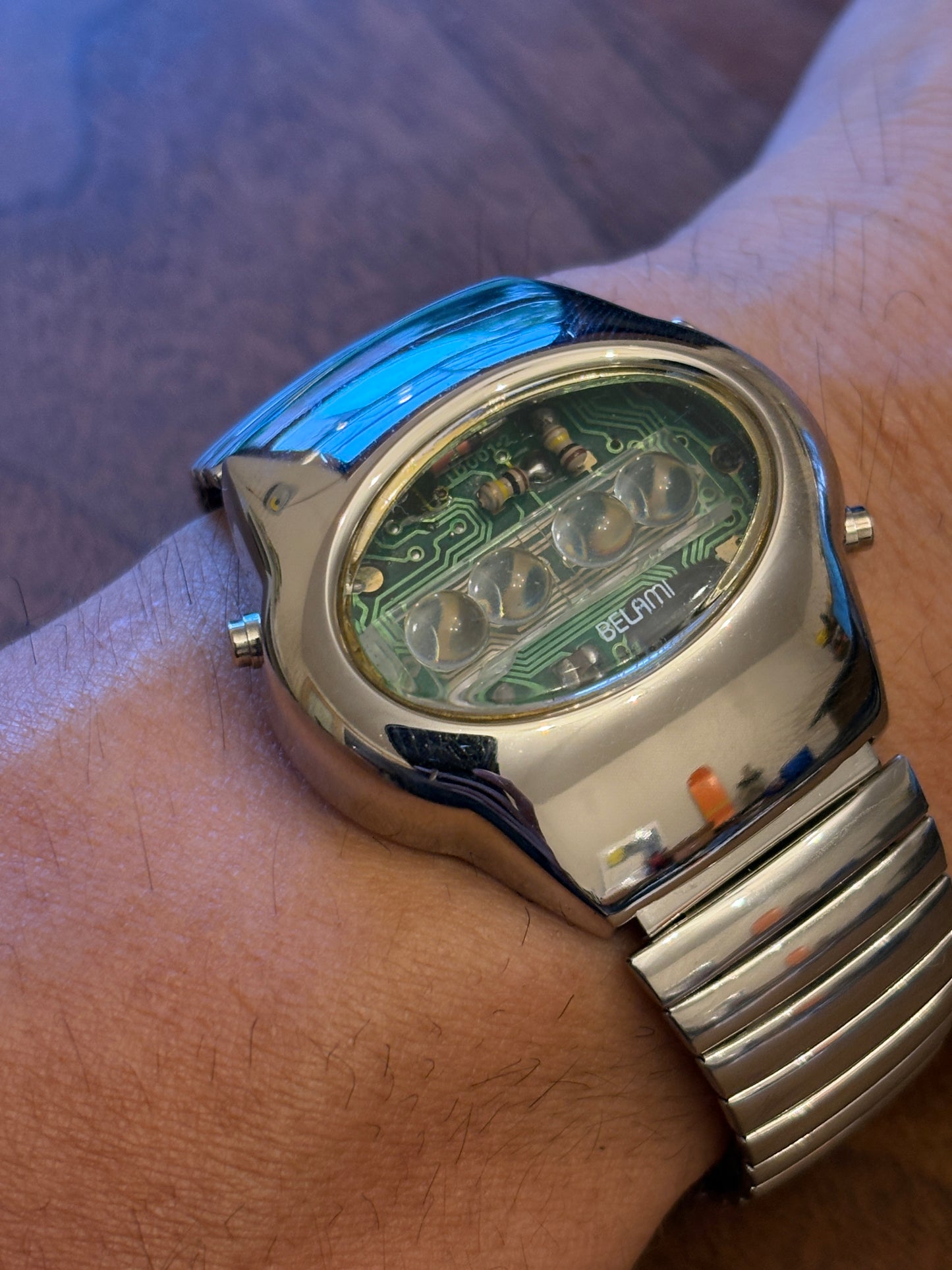 super rare 90s BELAMI LED  watch