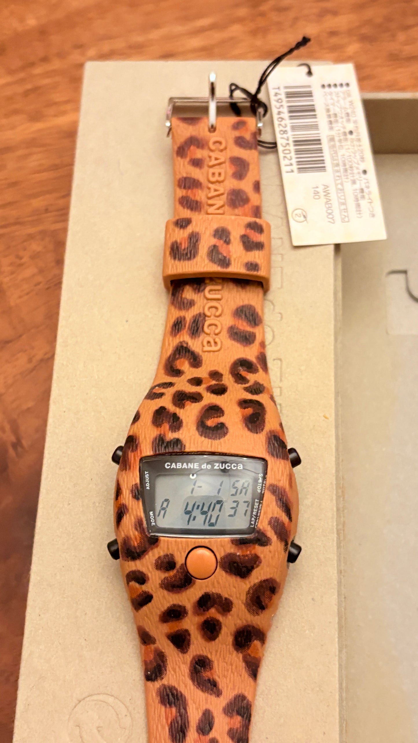 with box Very  rare vintage seiko×zucca safari zoo