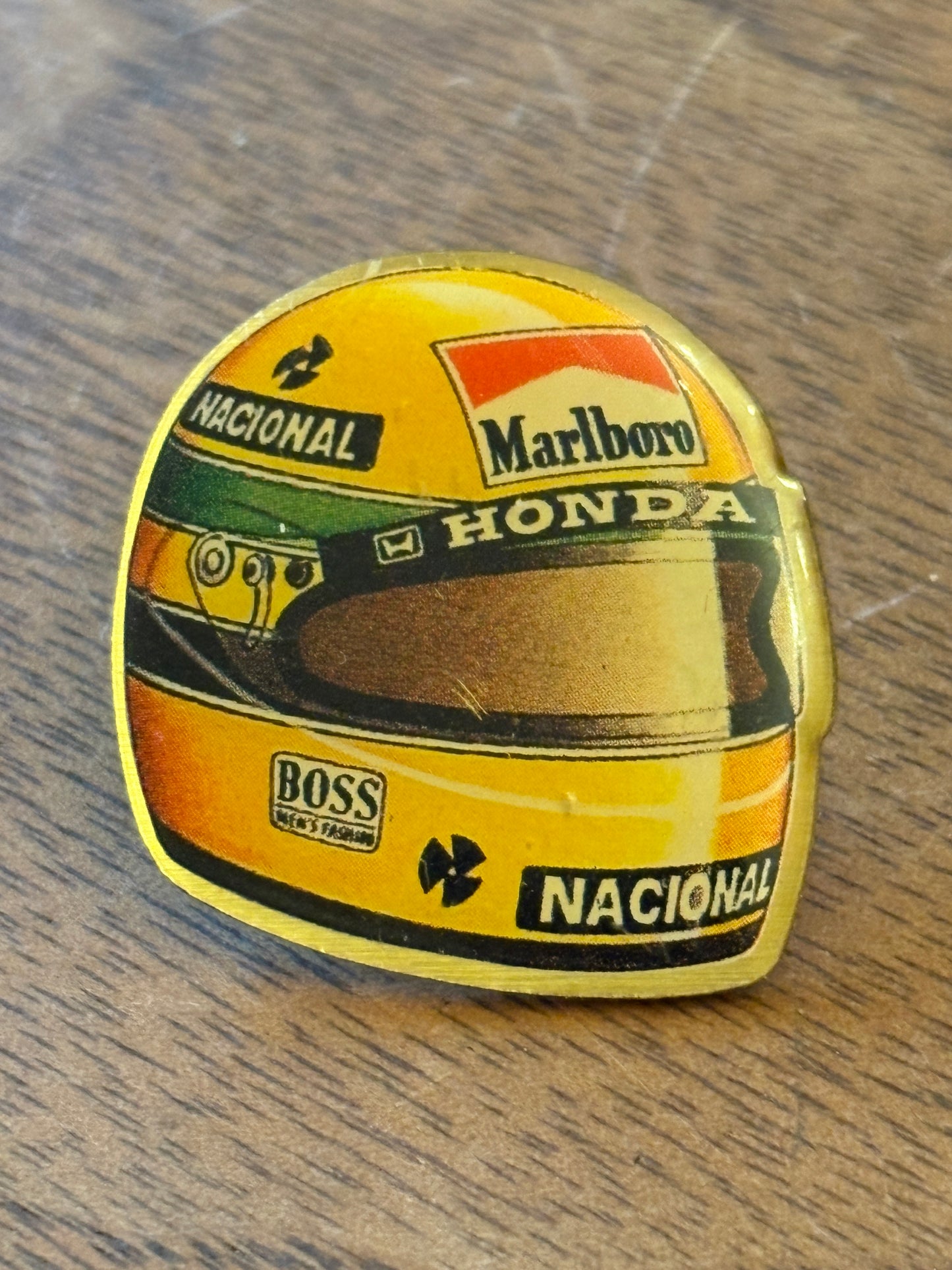 very rare 80s Honda pin badge